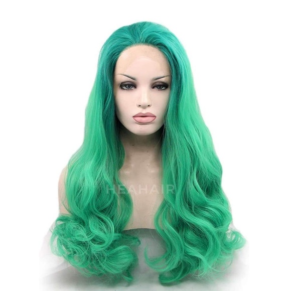 Green Beauty Lace Front Wig